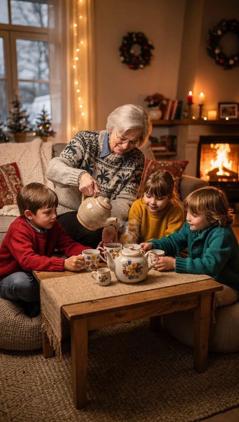 Brins de rooibos séché étalés sur une surface en bois, montrant leur texture fine.
